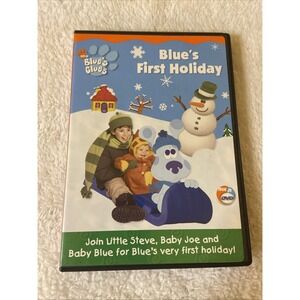 Blue's Clues Blue's First Holiday Dvd Nick Jr Nostalgia VTG Baby Joe Snowy Day